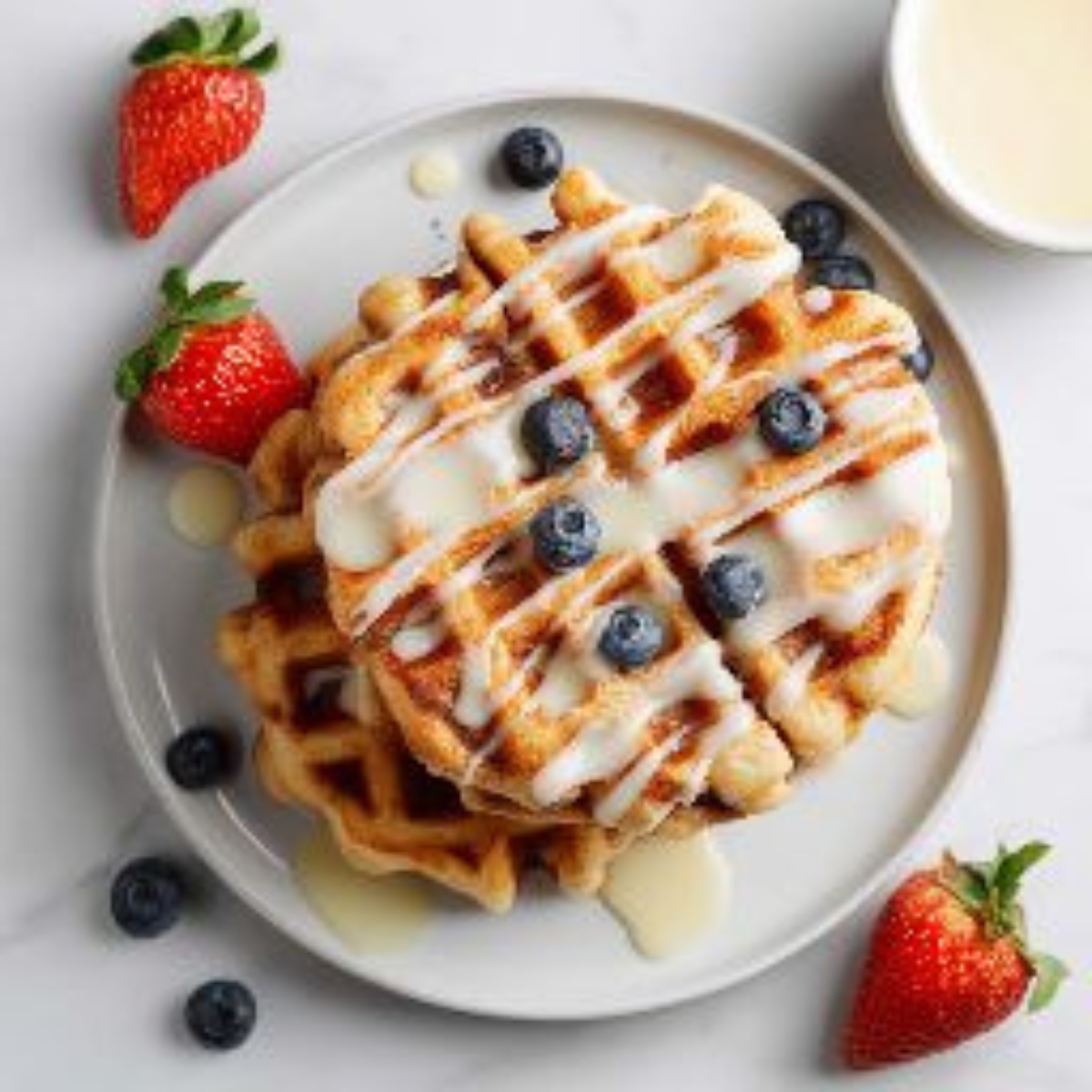 Easy Cinnamon Roll Waffles: Quick Waffle Maker Recipe